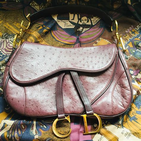 90s christian dior trotter saddle bag|vintage dior saddle bag.